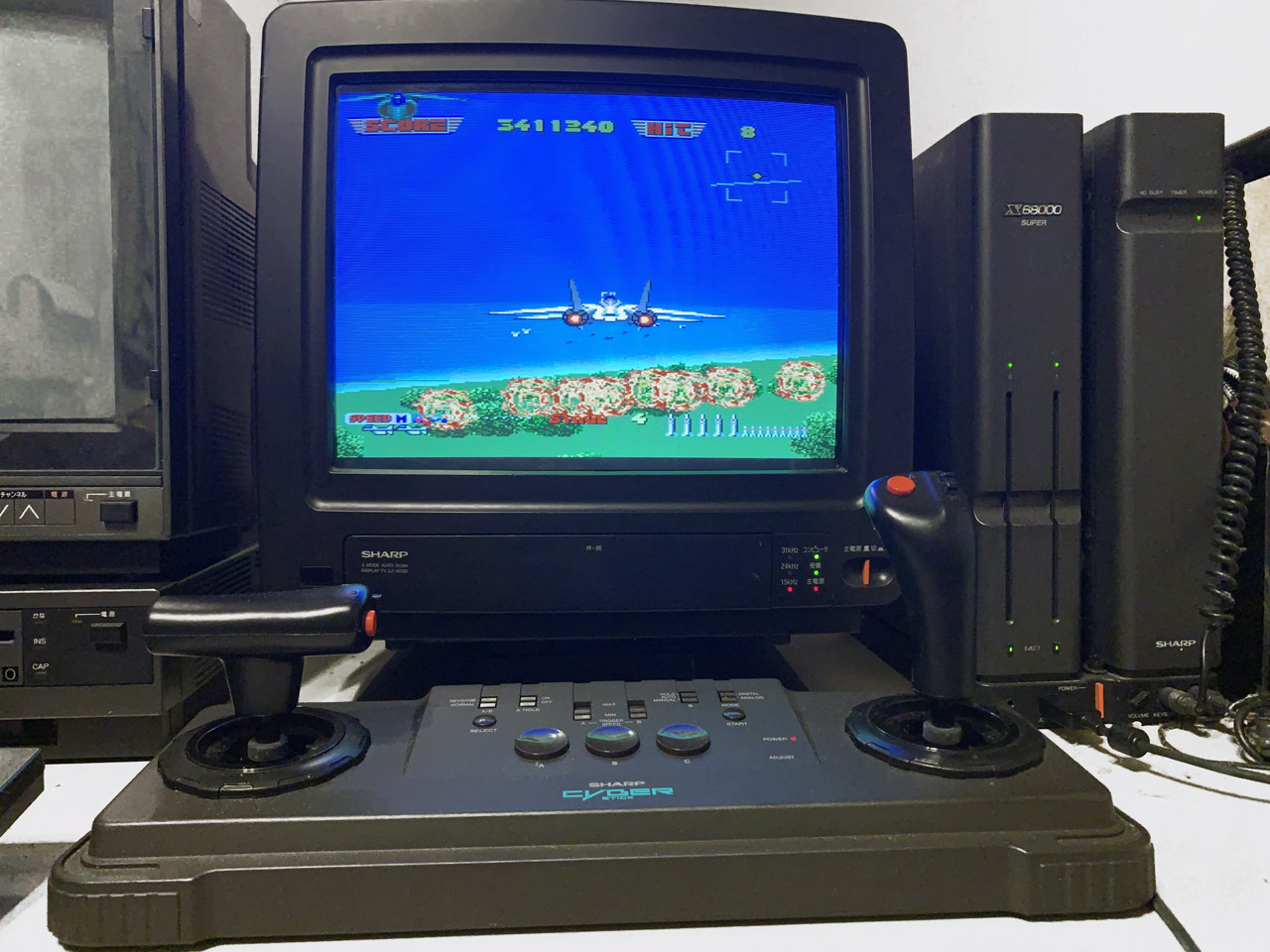 アフターバーナー for SHARP X68000 (C)1989 電波新聞社/マイコン 