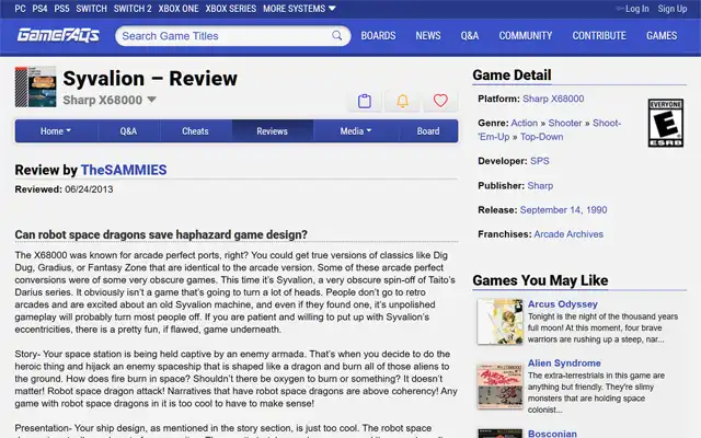 GameFAQs 2013-06-24