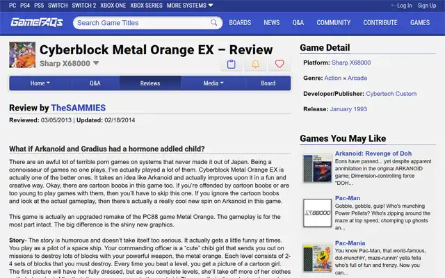 GameFAQs 2014-02-18