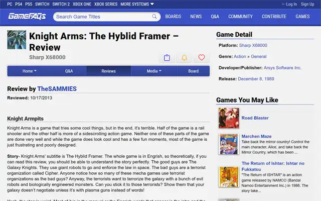 GameFAQs 2013-10-17