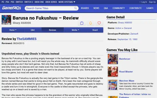 GameFAQs 2013-06-24