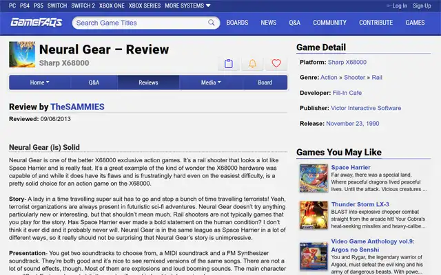 GameFAQs 2013-09-06